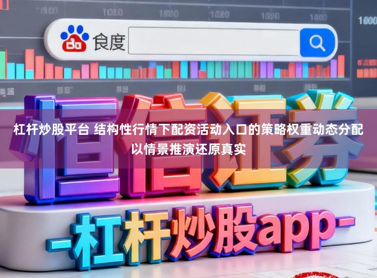 杠杆炒股平台 结构性行情下配资活动入口的策略权重动态分配以情景推演还原真实