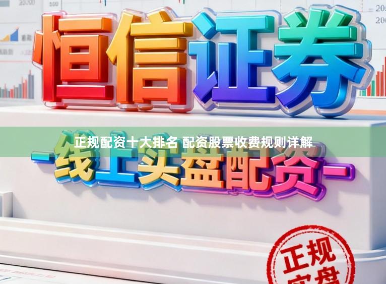 正规配资十大排名 配资股票收费规则详解